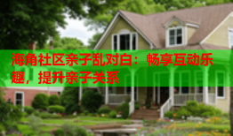 海角社区亲子乱对白：畅享互动乐趣，提升亲子关系