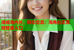 连接海内外，轻松交流：海角社区官网登录入口