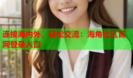 连接海内外，轻松交流：海角社区官网登录入口