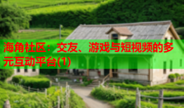 海角社区：交友、游戏与短视频的多元互动平台(1)
