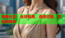 海角社区：全球视角，连接你我，尽览新鲜事