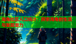 海角社区人口统计：探索海角的生活与发展潜力