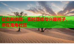 社交新体验：实时互动与兴趣圈子，尽在海角社区